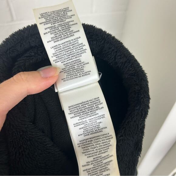 Columbia Black Zip Up Interchangeable Fuzzy Faux Fur Jacket Size M - Picture 3 of 9